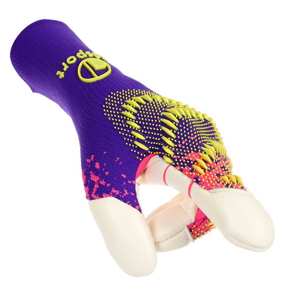 Mens Women Football Soccer Goalkeeper Gloves Game Training Full Latex Thicken Latex Goalie Gloves Protection Non-slip BreathableW251112