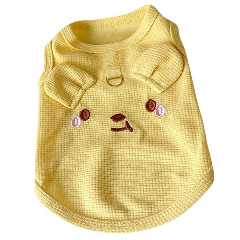 Summer Dog Clothes for Small Dogs Thin Cute Dog Vest Puppy Clothes Breathable Chihuahua Clothes Cat Vest Pet Supplies 250407