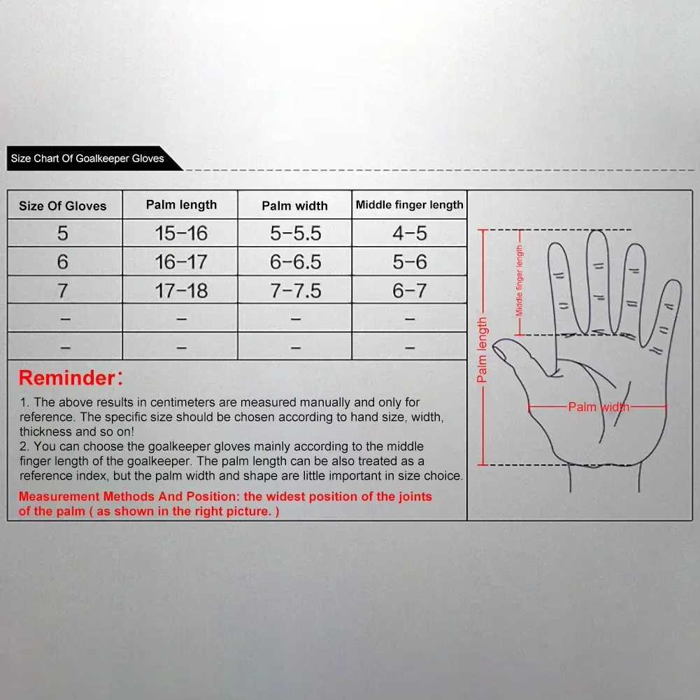 Football goalkeeper Glvoes latex finger protection childrens football goalkeeper gloves with finger protection new direct transportXJ250412