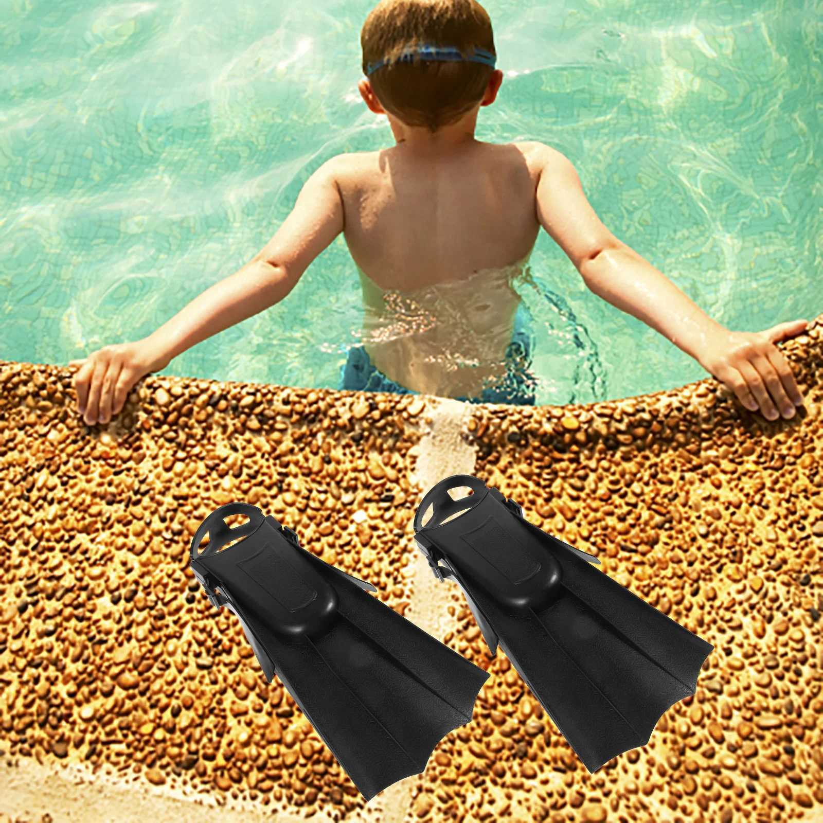 Diving fins swimming goggles adult lapel breathing tubeY250412