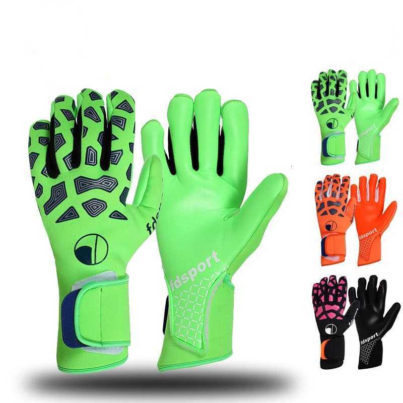 Premier Quality 4mm Latex Goalkeeper Gloves Football Soccer Men Women Thick Gloves Football Futbol Futebol Match Goalie GlovesW251112