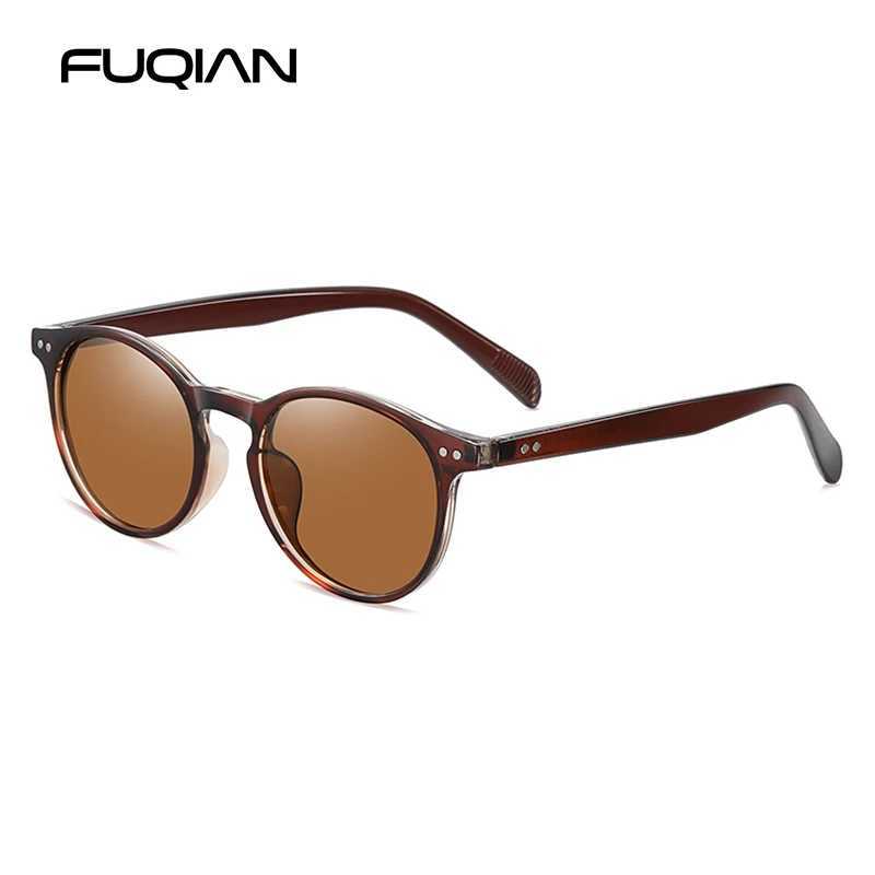 Fashion Small Round Polarized Sunglasses Men Women Vintage Ultra Light TR90 Sun Glasses Stylish Anti-glare Driving Shades Z250411