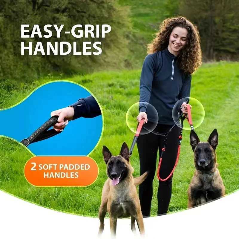 Double dog belt coupler - Ford paddle handle tangle free no Pl bungee strap -360 swing reflection shock absorption - PE Y250412