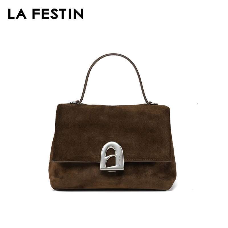 LA FESTIN Original For Women 2024 Handbags Suede Designer Bag Shoulder Crossbody Autumn And Winter Bags