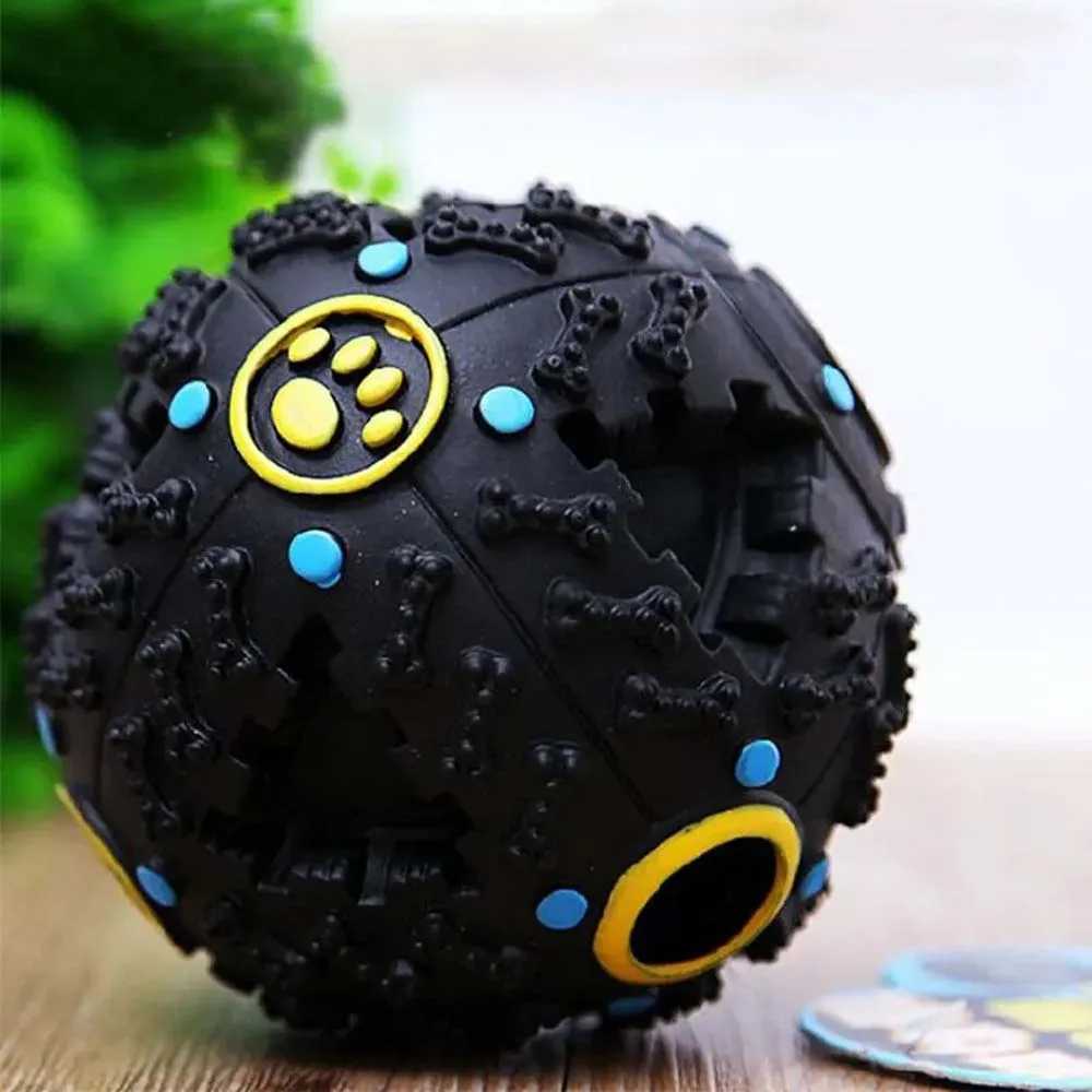 1 black plush bite toy leaking food ball for dogs suitable for large medium and small dog education toy balls Z250412