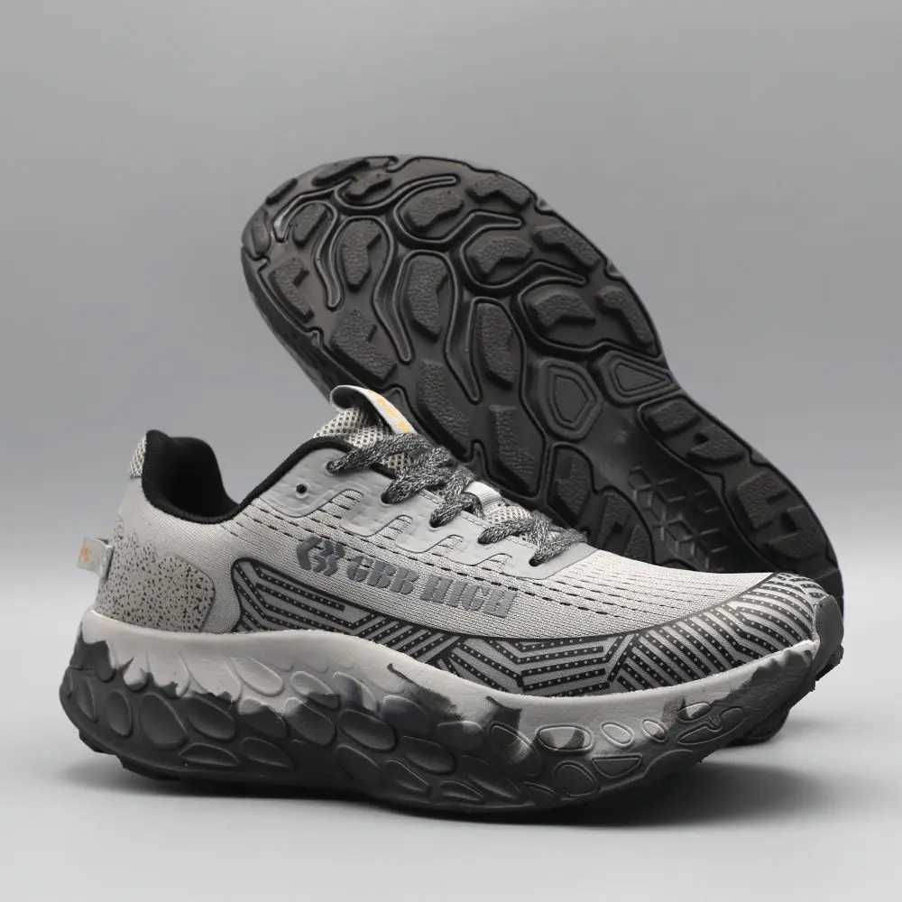 Professional Running Shoes Mens Jogging Sneakers Mens Outdoor Walking Shoes Mens Black Beige Sneakers Z250411