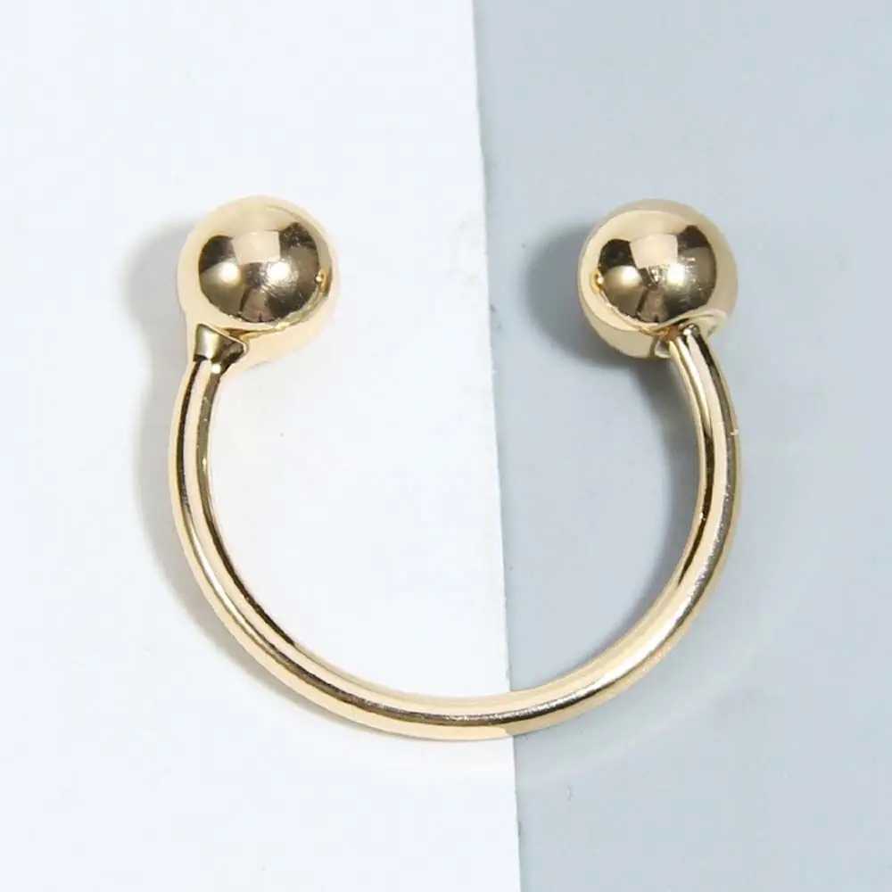 Party punk fashion open finger silver copper double ball mens copper ring jewelry joint ring unisexXJ250412
