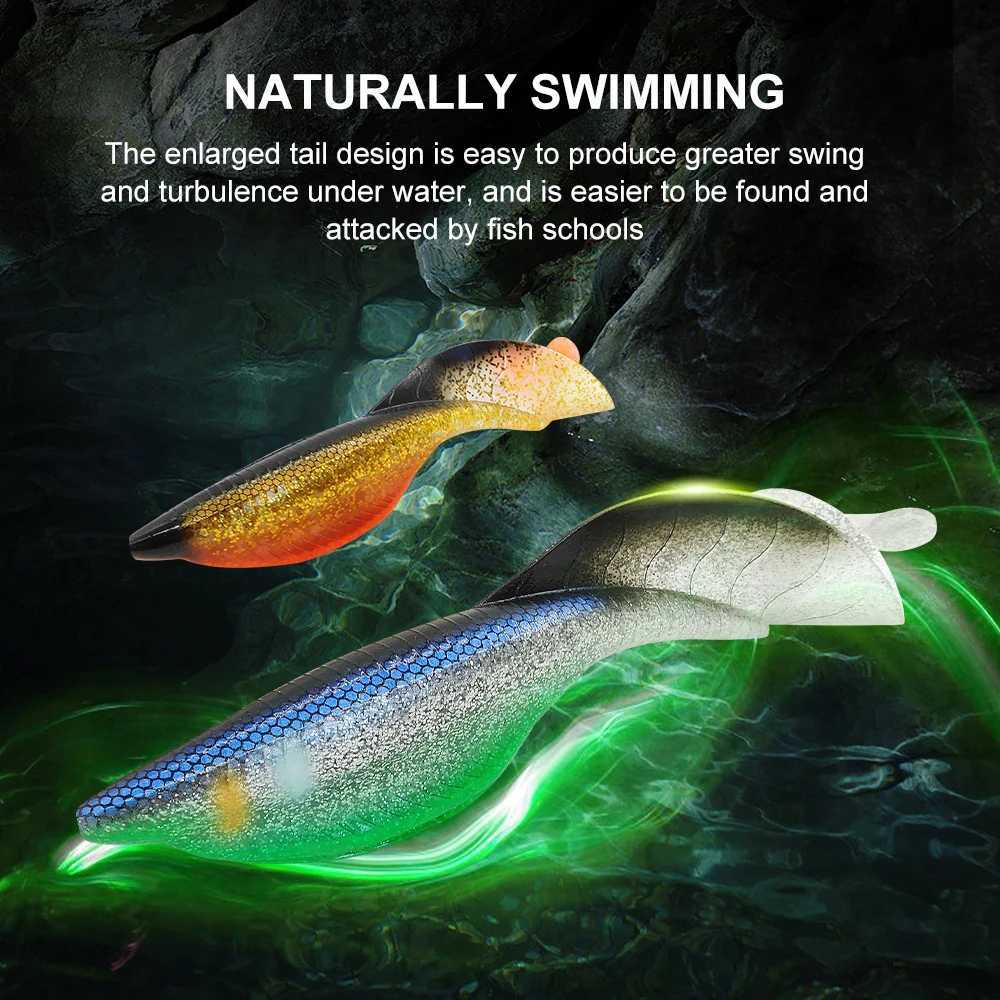 ESFISHING NEW Big Soft Baits Dragon Grub 150mm Silicone Wiggling Tail Pike Pesca scented Isca Artificial Fishing lure Z250411