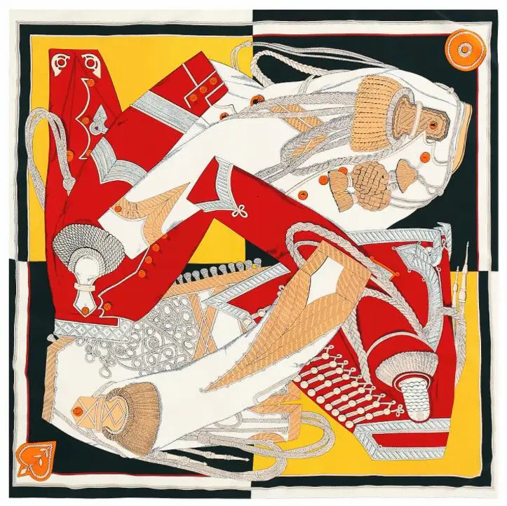 Winter Square Scarf Twill Silk Scarf Women Kerchief Scarves For Ladies Fashion Shawl 251110