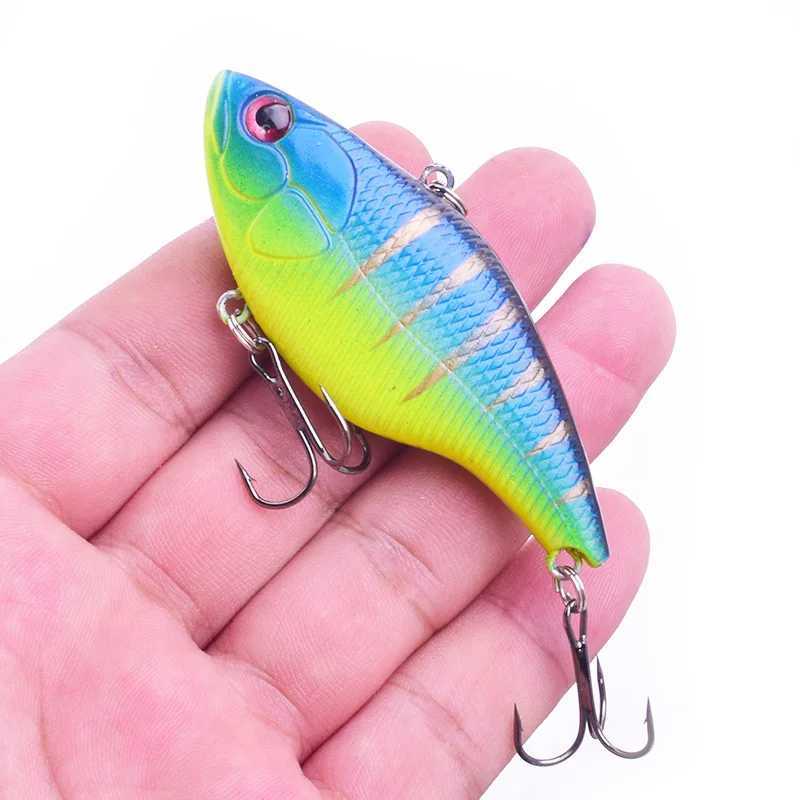 1Pcs Sinking VIB vibration ice fishing Wobblers Lure 7.5cm 18g winter hard bait Crankbait carp leurre pesca fishing Tackle Z250411