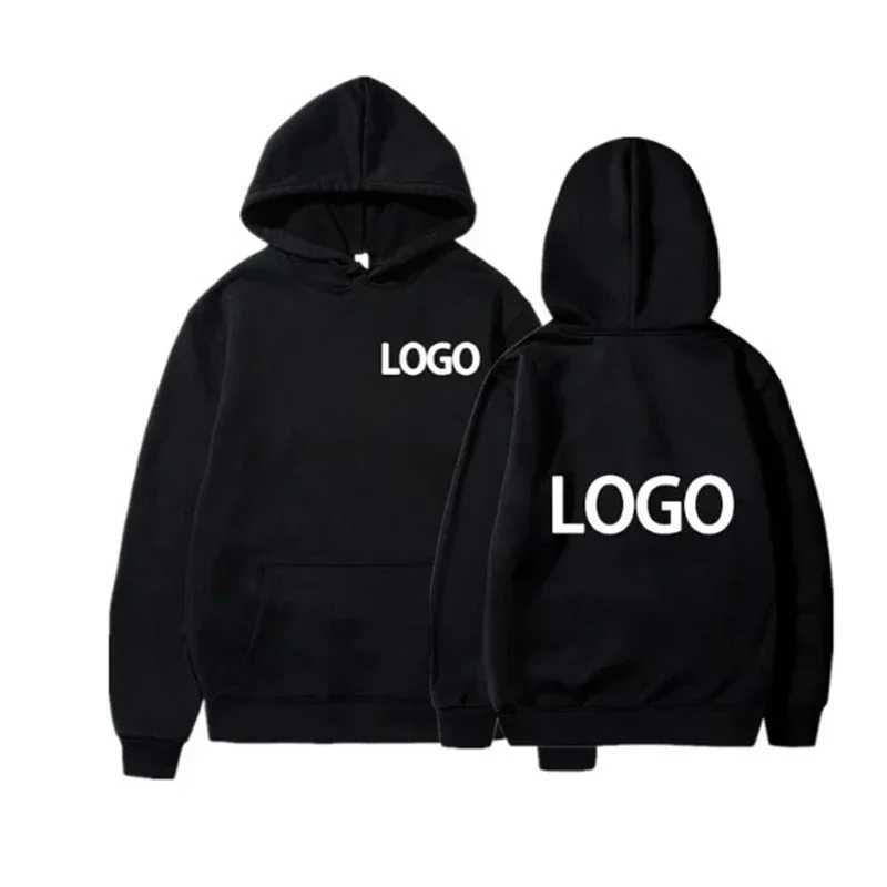 POD customization Custom Printed Men and Women Hoodies Custom Street Wear Hooded Long Sleeve Pullover Casual FashionT251112