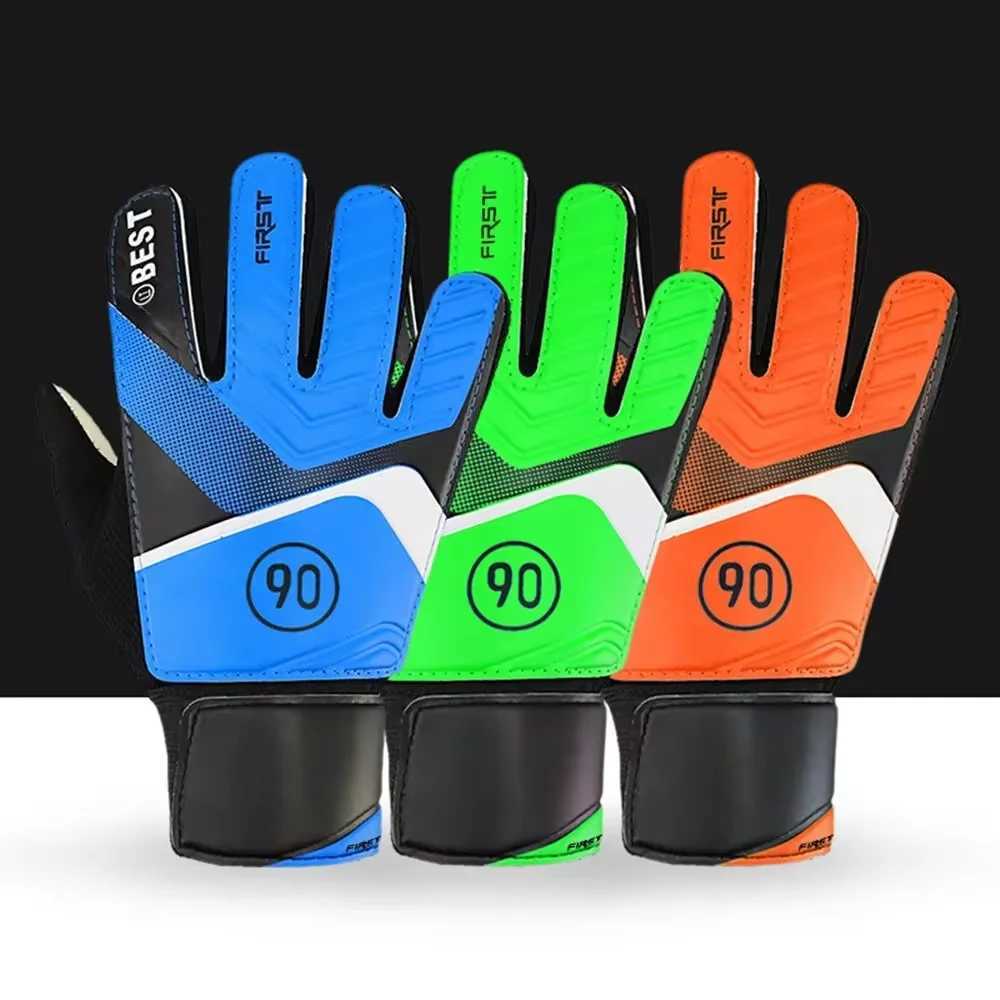 Soccer Gloves Latex Support Football Goalkeeper Gloves Finger Protection Anti-Slip Training Soccer Goalie Gloves for Kids AdultsW251112