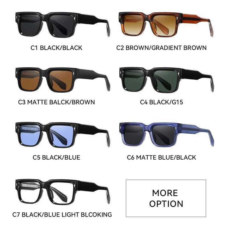 O-Q CLUB Sunglasses Mens Polarized Glasses Women Square Sunglass Man Eyewear Lunette Womens Eyepieces Lenses Woman Designer Z250411