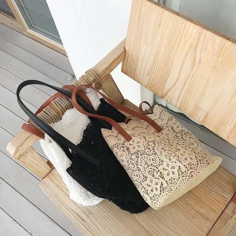 Women's Shoulder Leather Handbags Canvas Top-Handle Bag Lady Crossbody Bags For Women Casual Fashion