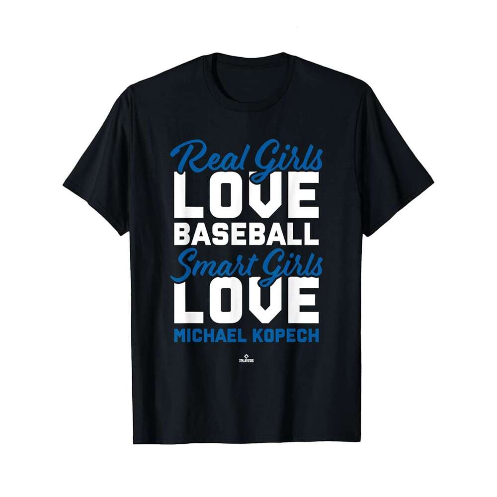 Designer T shirt Smart Girls Love Kenedy Corona Houston Baseball MLBPA T-shirt -100% cotton, short sleeve, Casual, comfortable fit - 220g T-shirt