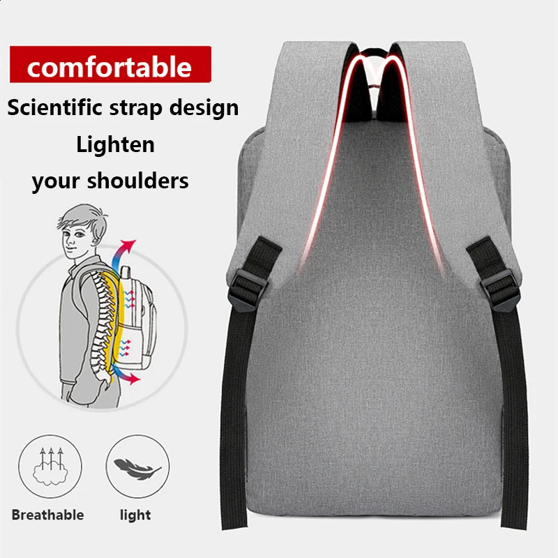 Waterproof Business Backpack Men USB School Backpacks 15.6 Inch Laptop Backpack Large Capacity Bagpacks for Men Back Pack Bags250403