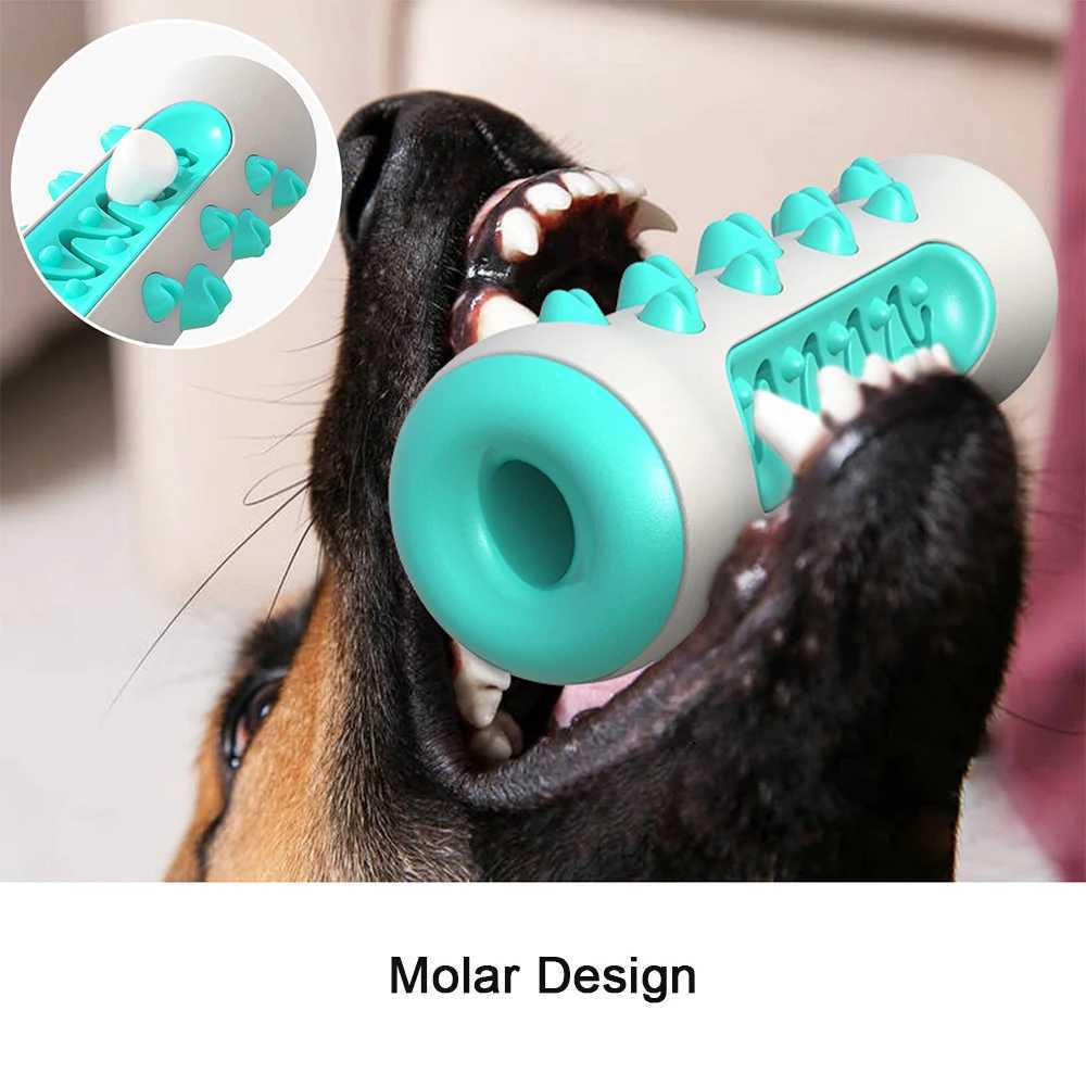 High Quality Large Dog Toothbrush Chewing Toy Safety Bite Resistance Puppy Dental Care Pet Cleaning Toy Used for Golden Retriever Treatment Dispenser 