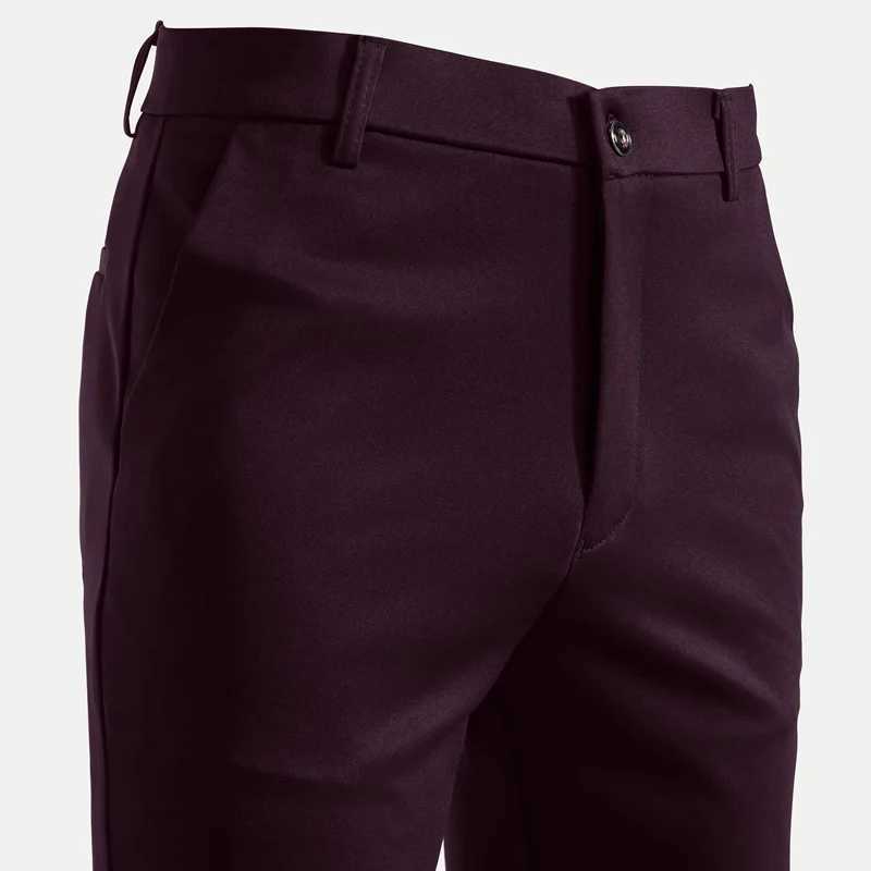 29-42 Mens Summer Thin Business Casual Set Pants Mens Elastic Straight Sleeve Formal Pants Size 28-40XJ250412