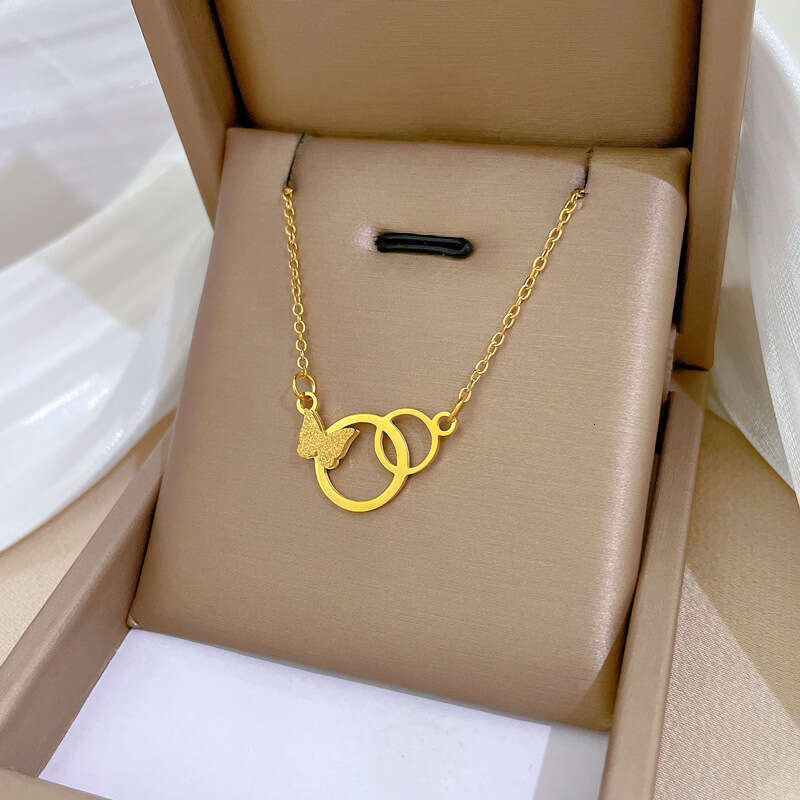 Stainless Steel Necklaces Exquisite Stars Tassel Pendants Temperament Chain Everyday Wear Necklace For Women Jewelry Party Gifts
