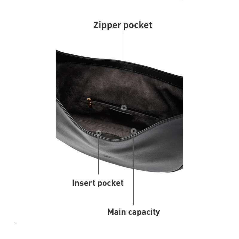LA FESTIN Original Brand 2024 New Summer Large Capacity Tote Black Shoulder Bags Crossbody Casual Women's Bag