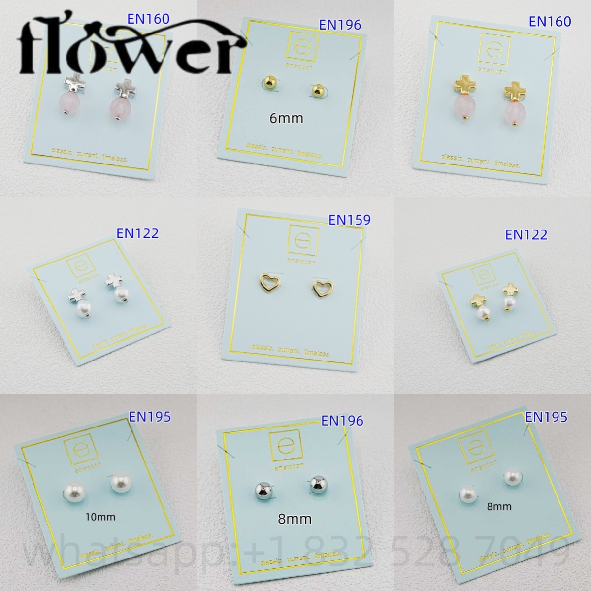 Enewton Brand Jewelry 2025 New Pearl Stud Earrings Birthday Christmas Gift