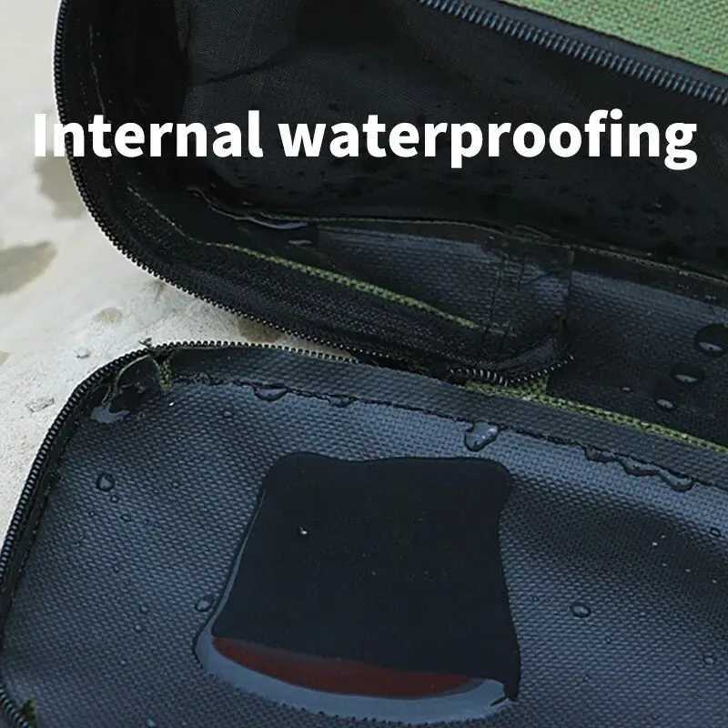 Fishing Rod Bag 120cm 2/3 Layer Rod Carrier Pole Storage Bag Porable Oxford Cloth Waterproof Zipped Case Fishing Tackle Tool Box Z250411