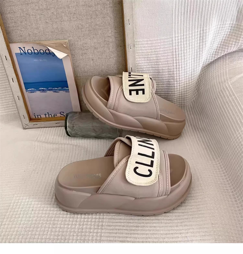 new free shipping designer slippers for woman outdoor indoor Low sandal casual black khaki beach shoes
