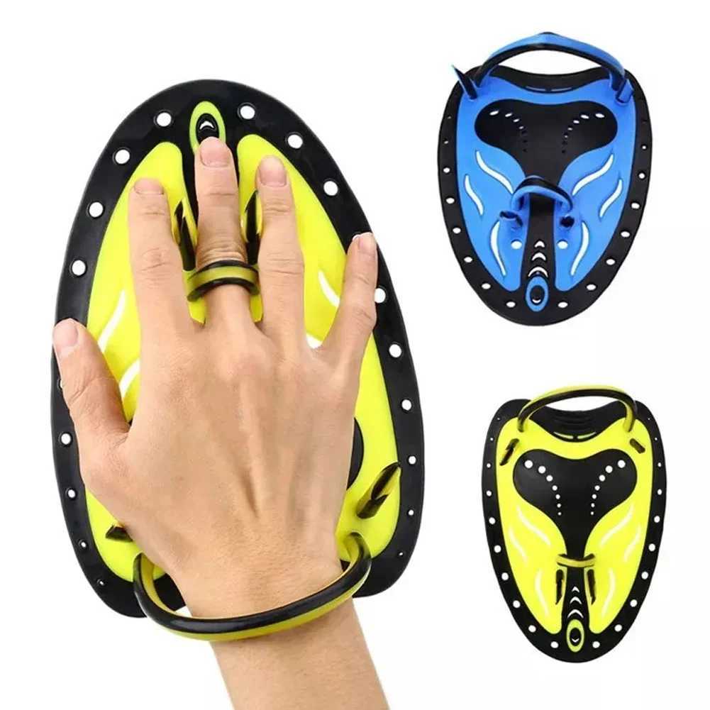 Swimming training hand pad for adults and children swimming training hand fin flip unisex swimming hand padY250412