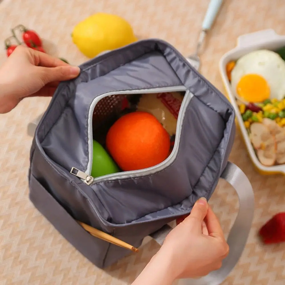 picnic storage bag lunch box breakfast organizer cooler lunch bag insulated heat bag 250410