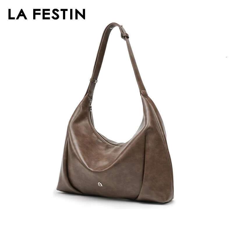 LA FESTIN Original Women's Shoulder 2025 New Designer Bags Ladies Leather Bag Large Capacity Handbags Women