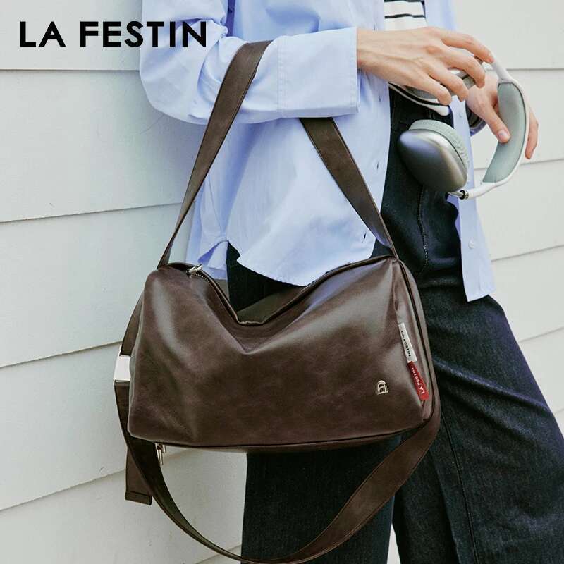 LA FESTIN Original Women Shoulder Crossbody Designer Large Capacity Tote Fashion Leather Bag