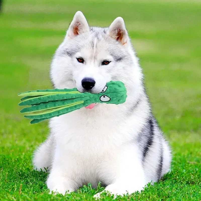 High Quality Dog toy octopus squeeze dog toy soft and durable interactive dog chew toy T2504012