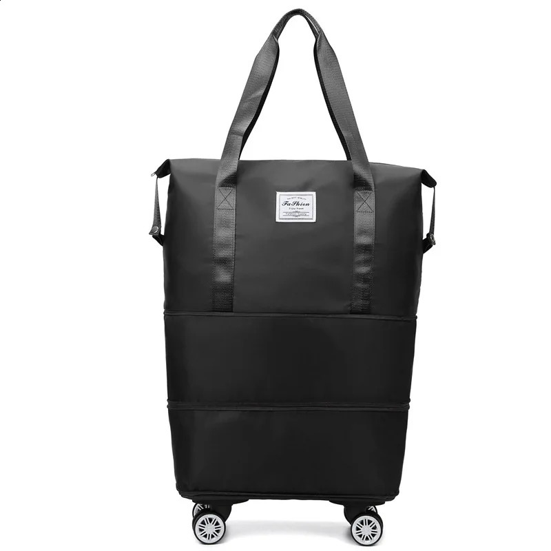 Oxford cloth large capacity travel bag Dry wet separation storage business travel luggage bag Detachable universal wheel250403