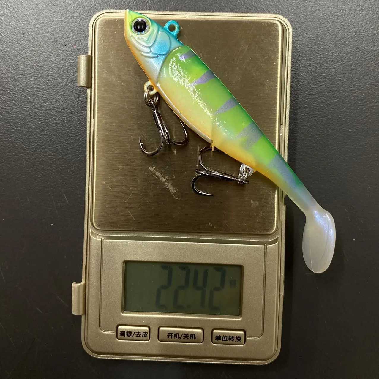 Artificial soft bait with jig head 22g 38g Jigging soft lure rubber pesca fishing bass lures swim bait with T tail Jigging Lure Z250411