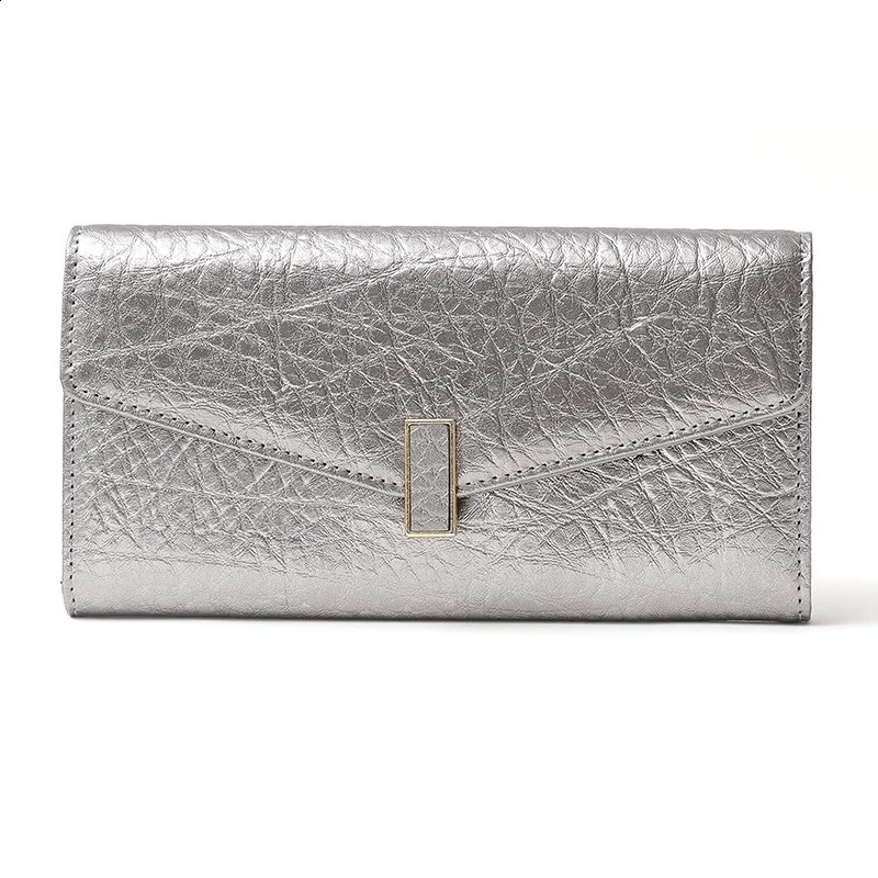 Genuine leather wallet for women long leather wallet solid leather wallet 250411
