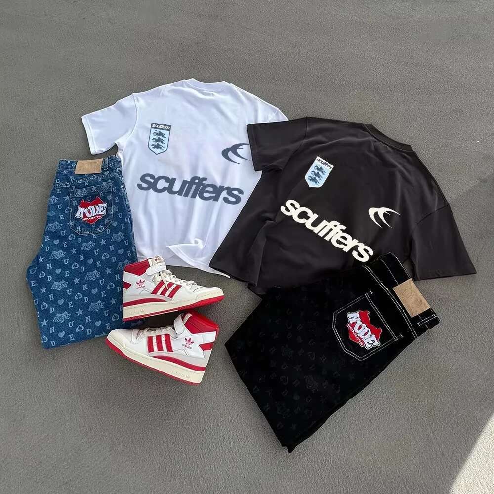 South America New Trendy Printed Scuffers Tshirt Women Surf Vacation Men T shirt Brands Street Short Sleeves Top Tee