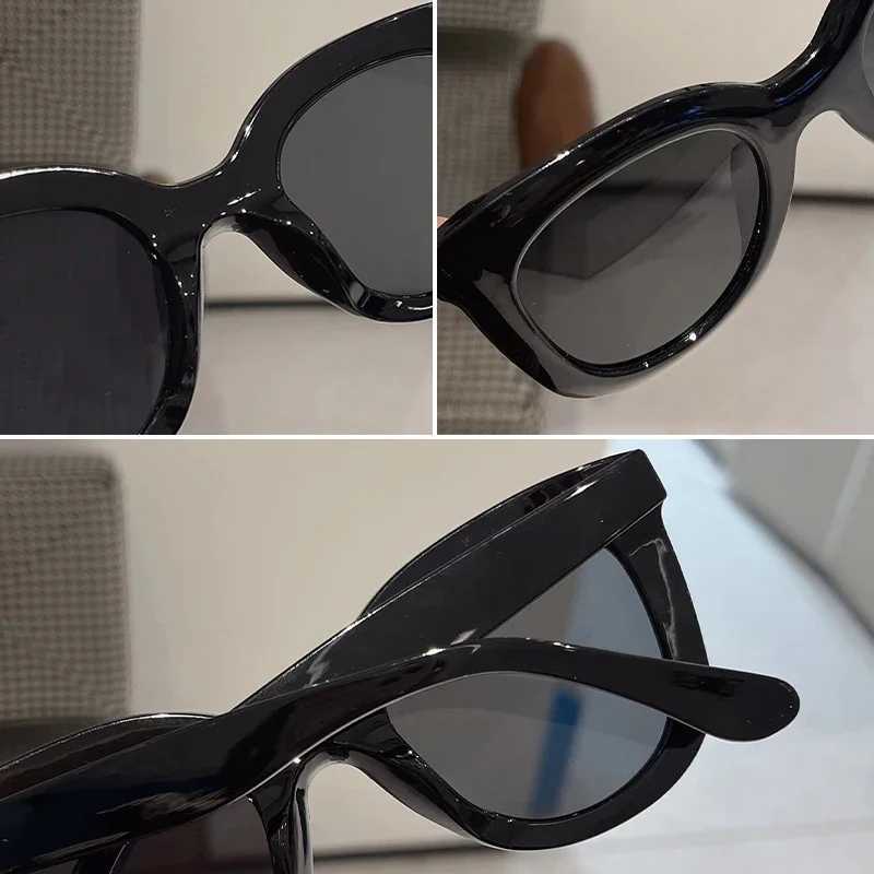 Oversized Butterfly Cat Eye Sunglasses New Trendy Fashion Female Lady Shades Colorful Popular Brand Designer Eyewear for Women Z250411