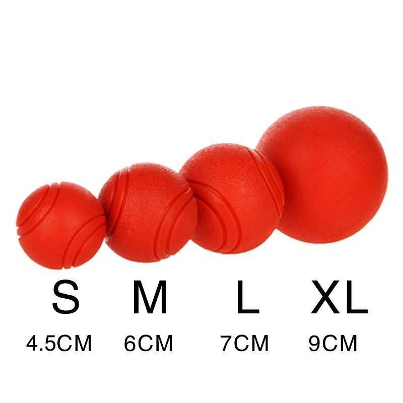 High Quality Madden S-XL size solid rubber bouncing bite resistant and indestructible dog training interactive pet toy plush ball T2504012