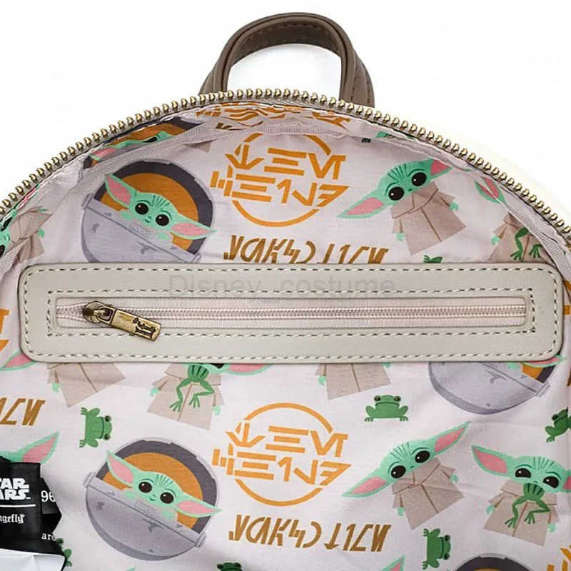 Disney Loungefly Disney Star Wars Yoda Mini Cartoon Cute Backpack Childrens Travel Bag School Bag Holiday Gift X250412