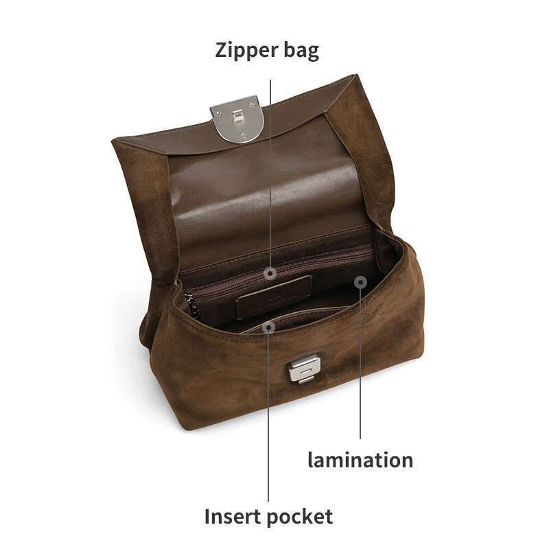 LA FESTIN Original For Women 2024 Handbags Suede Designer Bag Shoulder Crossbody Autumn And Winter Bags