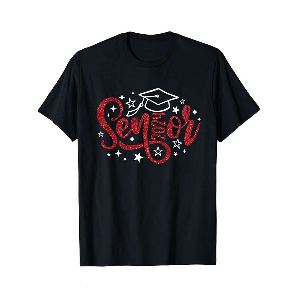 Designer T shirt Senior 2024 Class of 2024 Last Day of School Graduation Grad - 220g T shits