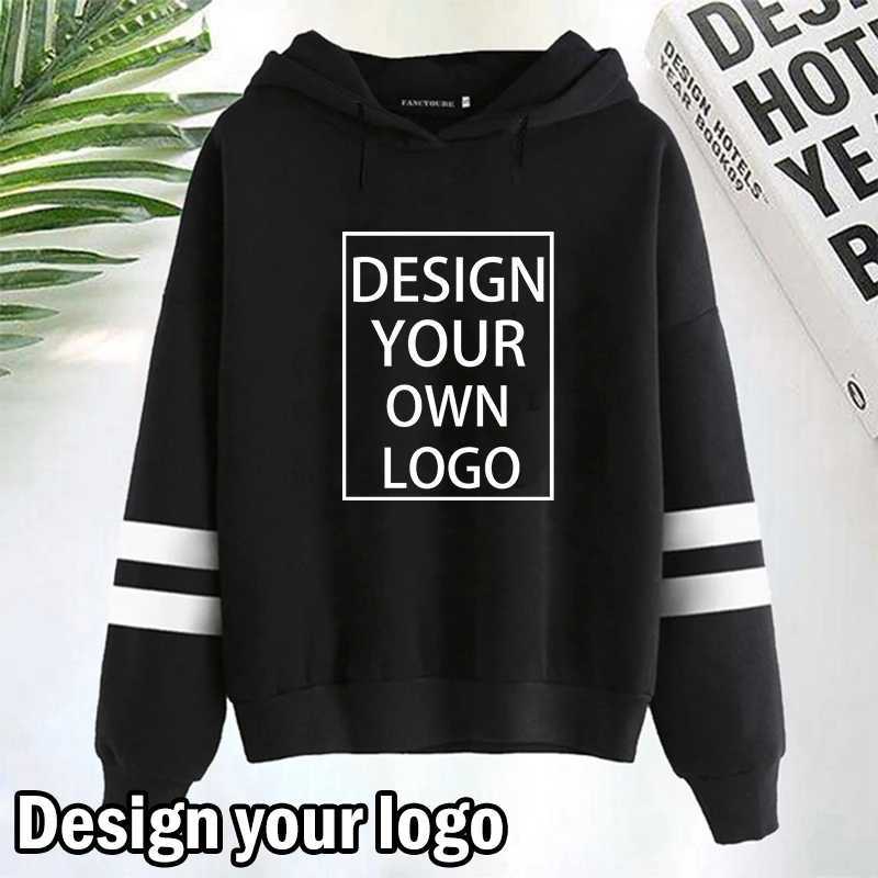 POD customization Customized Hoodies Autumn Winter Women Hoodie Streetwear Pullover Long Sleeve HoodiesT251112