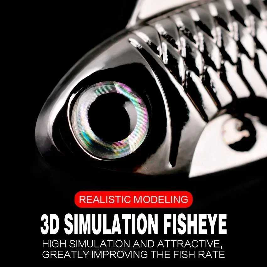 1 Pcs Metal VIB 7G 10G 15G 20G Fishing Lure Vibration Spoon Spinner Lures Crankbait Bass Artificial Hard Bait Cicada VIB Tackle Z250411