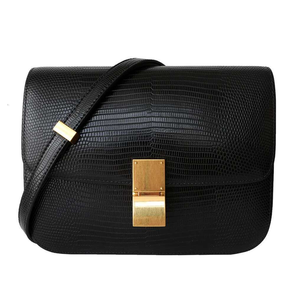 Designer Bag UBEL New Lizard Pattern BOX Tofu Bags Leather Shoulder Messenger Portable Small Square Bag Women Fashion Trendy