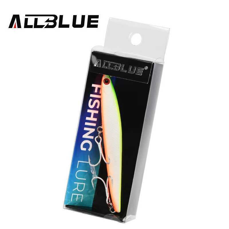 ALLBLUE SPEAR 90 Fishing Lure Stick 90mm/9g Sinking Pencil Longcast Shad 3D Eyes Tungsten Artificial Bait Bass Pike Tackle Z250411
