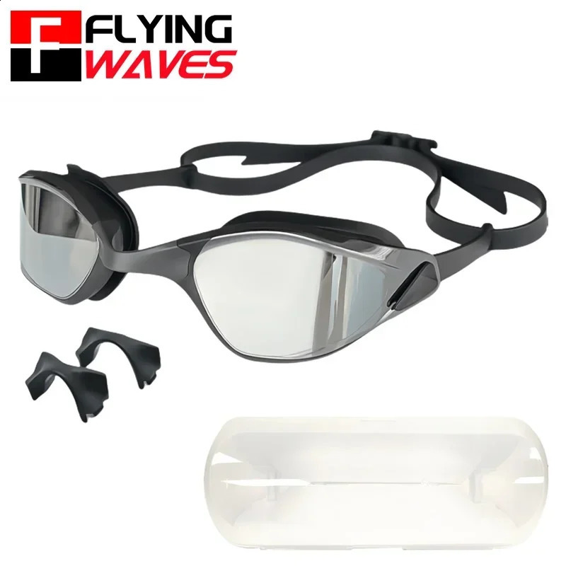 Professional smallframe racing swim goggles UV protection anti fog leak proof polarized features suitable diving men women teens 250411