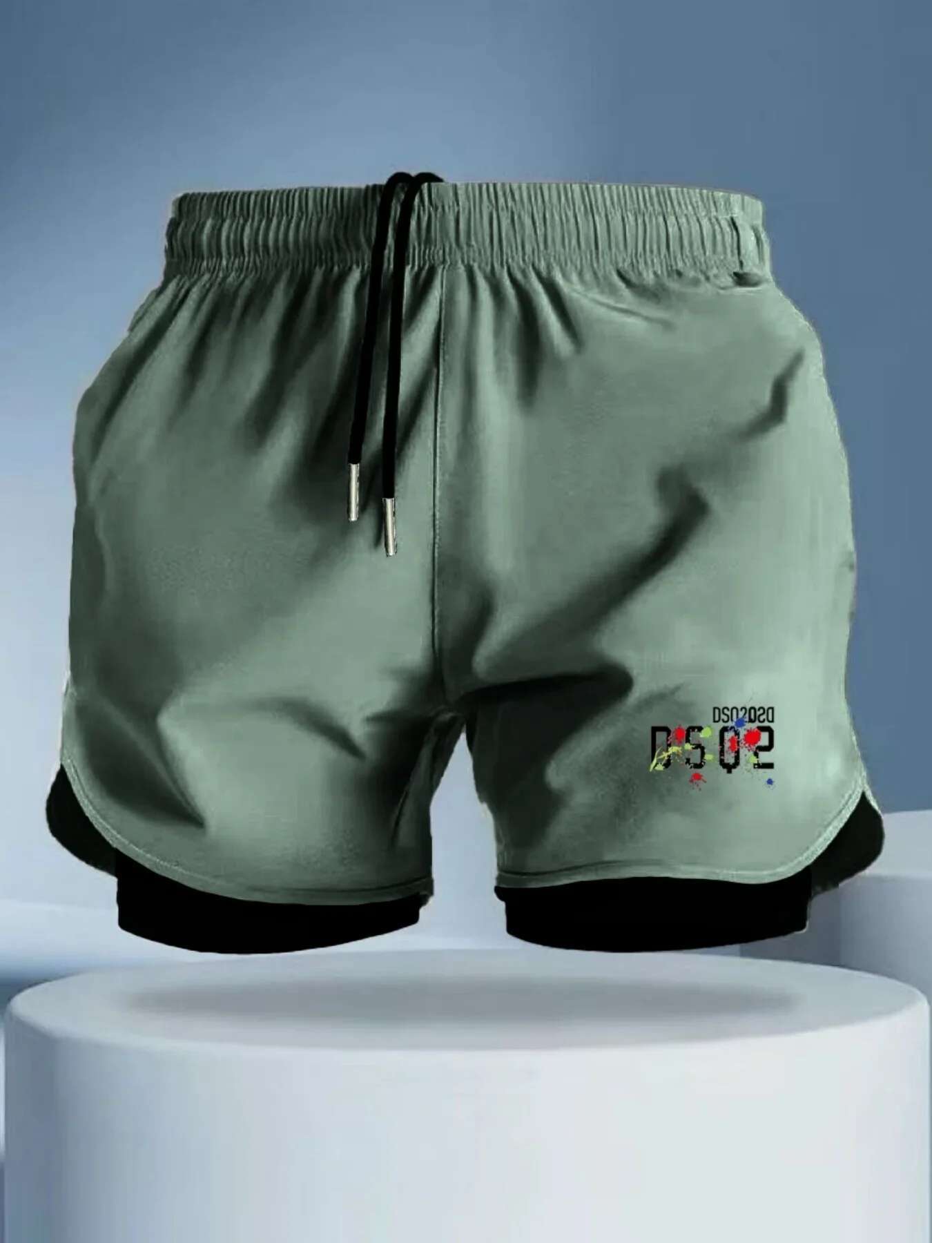 New man anti-exposure summer men breathable tennis shorts fast dry badminton pants outdoor sports
