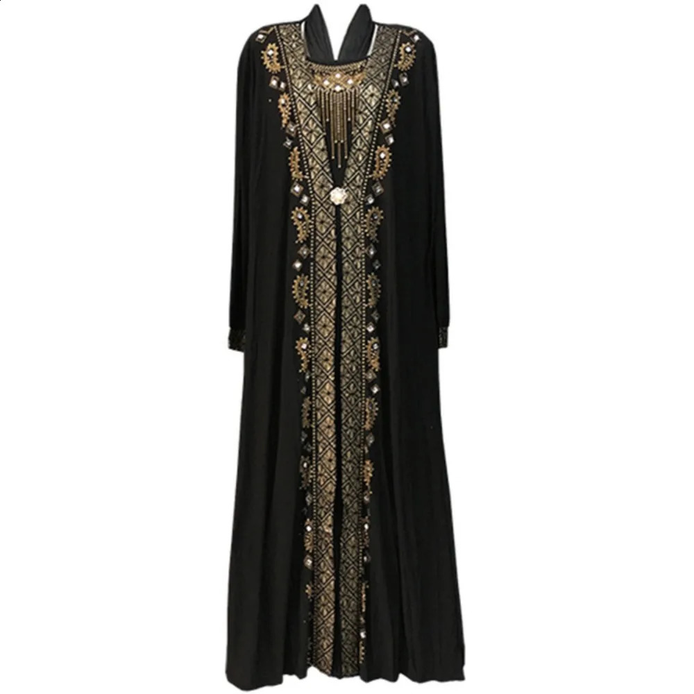 Fashionable and Elegant Arab Hui Womens Beaded Worship Robe Hui Dress Ethnic Clothing Indian Dress 250411