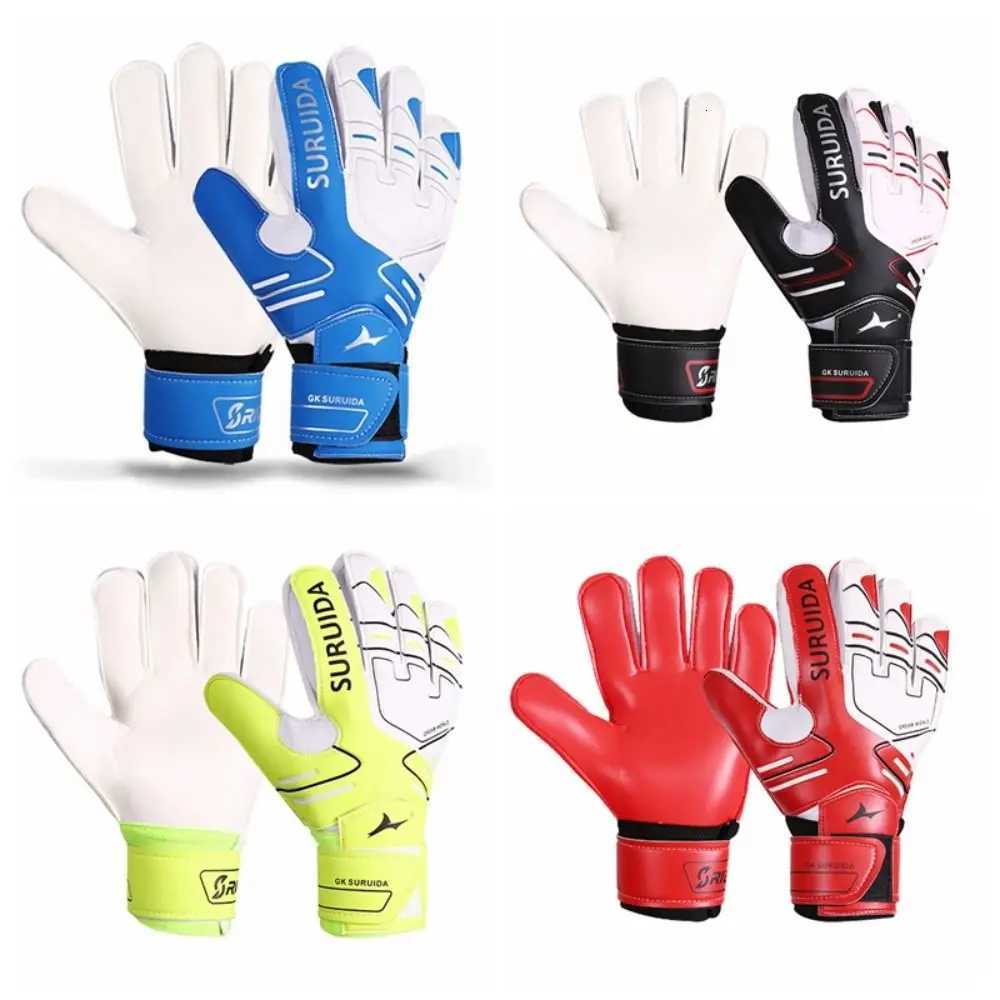 1 Pair Size 5-10 Goalkeeper Gloves Anti Slip Thickened Football Goalie Gloves Breathable Wear Resistant Game Goalkeeper GlovesW251112