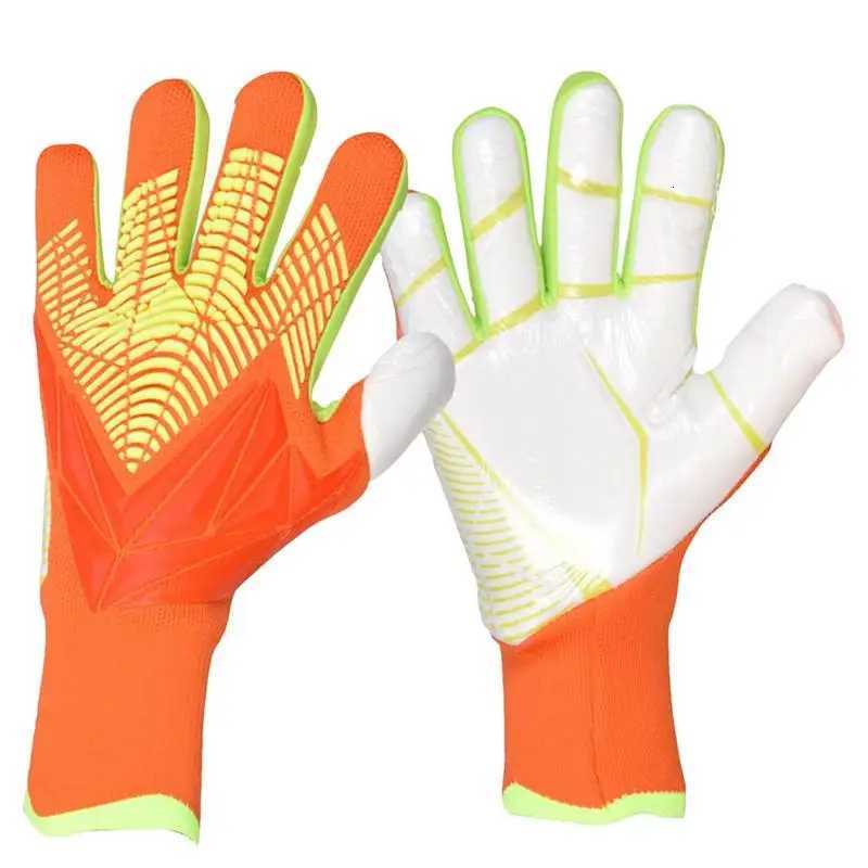 Silicone Soccer Goalkeeper Gloves Anti-slip Goalie Glove Football Goalie Gloves Finger Protection Soccer Equipment All For FootbW251112